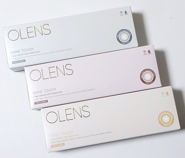 Shine Touch Milky 1Day Brown (20p) colored contact lens, 12.7mm graphic diameter, Daily wear