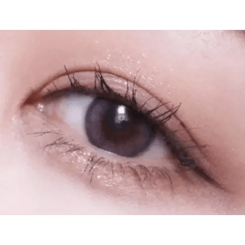 Olens ViVi Ring 1Day Pink (10p) — both eyes wearing the contact lenses