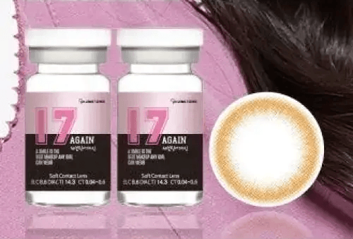 LensTown 17Again Brown — contact lens packaging