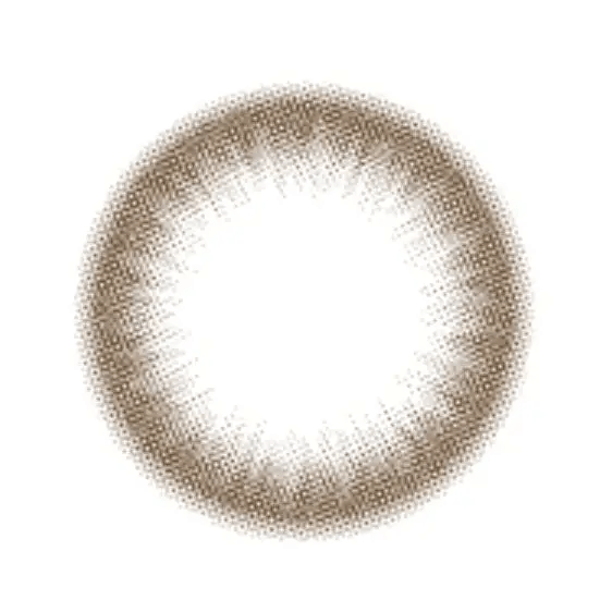 LensTown 17Again Choco colored contact lens, 13.2mm graphic diameter, Monthly wear