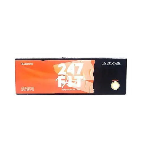 LENSTOWN 247 Fit Brown 13.7mm (10p) LENSTOWN 247 Fit Brown 13.7mm (10p)