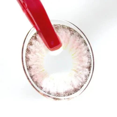 LensTown 247 Fit Pink (10p) colored contact lens, 13.7mm graphic diameter, Daily wear