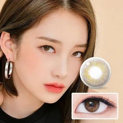 LensTown 247 With Me Brown (10p) colored contact lens, 13.1mm graphic diameter, Daily wear