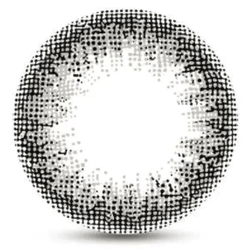 LensVery Add Gray — close-up of the contact lens design