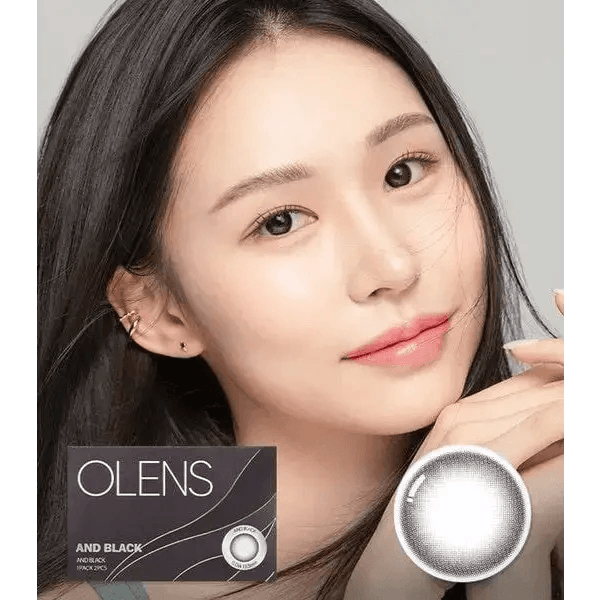 Olens And Black — model portrait showing the contact lens look