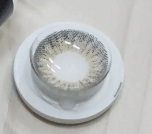 LensTown Back to Basic July Gray — contact lens displayed in a blister pack