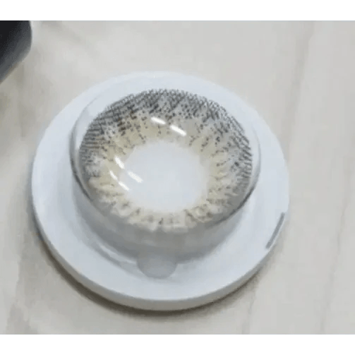 LensTown Back to Basic July Gray — contact lens displayed in a blister pack