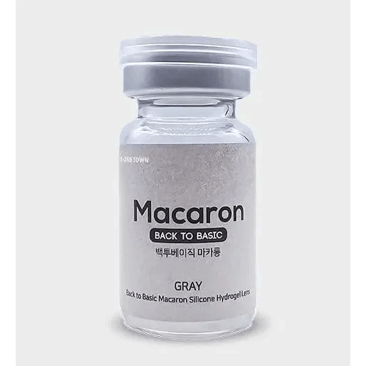 LensTown Back to Basic Macaron Gray — contact lens packaging
