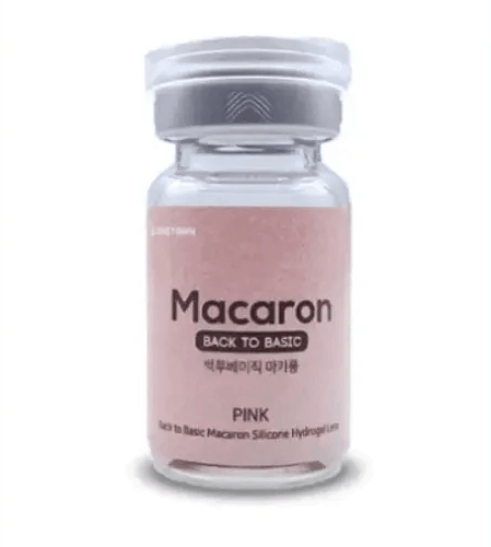 LensTown Back to Basic Macaron Pink — contact lens packaging