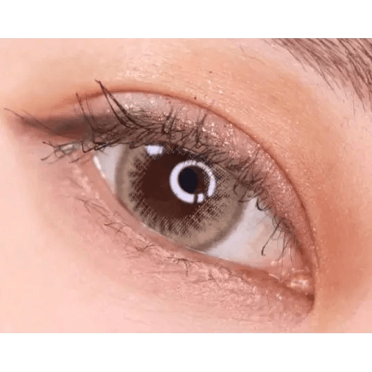 LensTown Back to Basic Street Ash Beige colored contact lens, 14.0mm graphic diameter, 3-6 Months wear