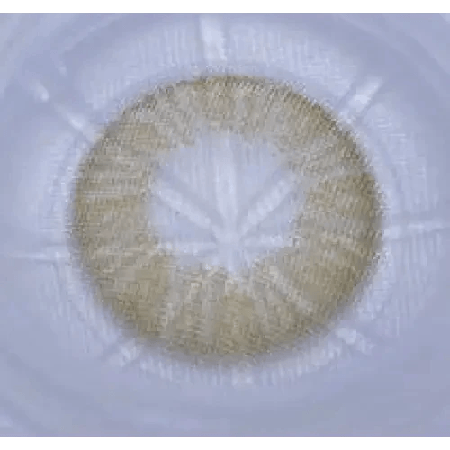 Olens Bebe Hazel — close-up of the contact lens design