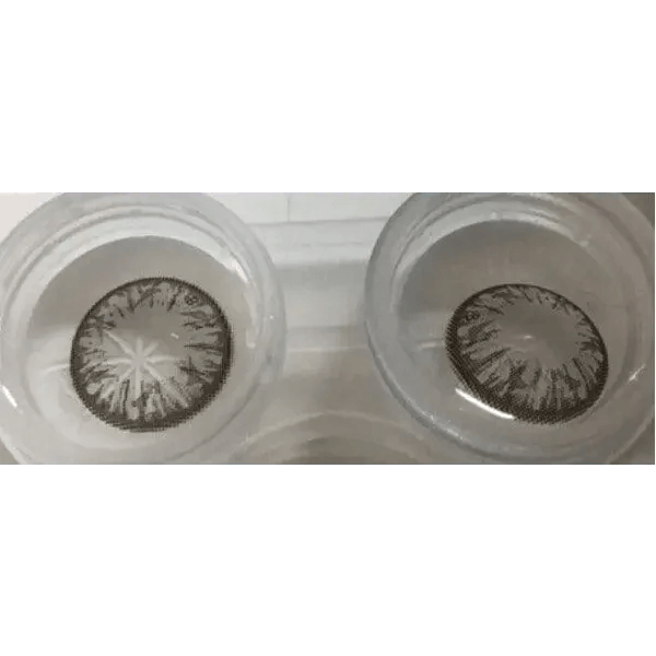 Olens Big Grang Grang Gray — contact lenses displayed in storage cases