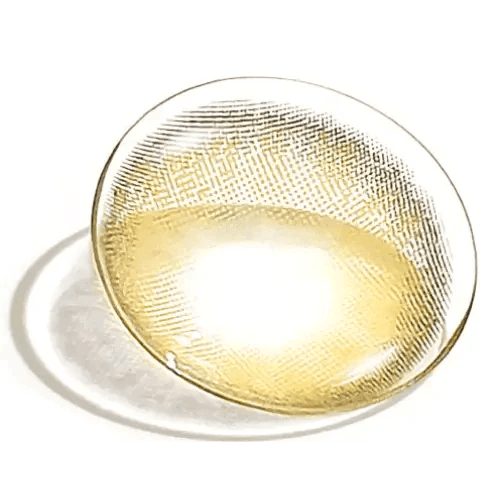 LensVery Blurry Sandy Brown colored contact lens, 13.3mm graphic diameter, Monthly wear