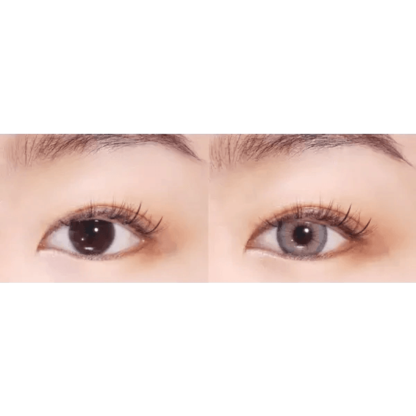 LensVery Buttercup Gray colored contact lens, 12.9mm graphic diameter, Monthly wear