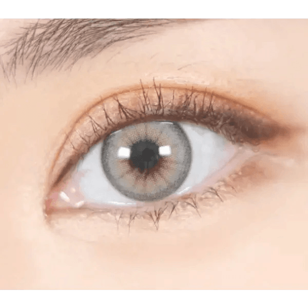 LensVery Buttercup Gray colored contact lens, 12.9mm graphic diameter, Monthly wear