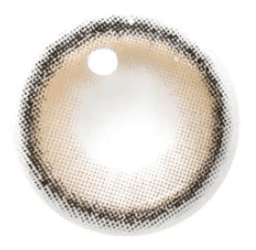 i-DOL Canna Roze Beige Brown 1Day (10p) — close-up of the contact lens design