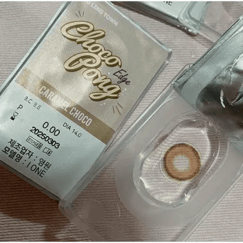 Chocopong Edge Caramel Choco Toric 12.9mm Chocopong Edge Caramel Choco Toric 12.9mm