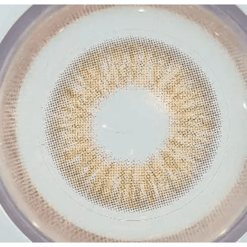 Olens Classi Mistique Brown — close-up of the contact lens design