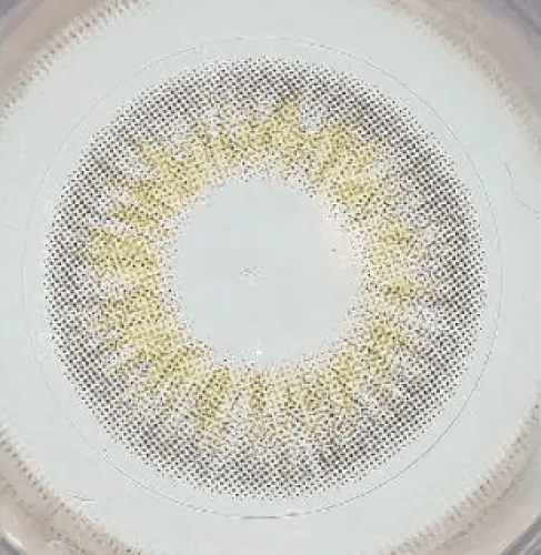 Olens Classi Mistique Gray — close-up of the contact lens design