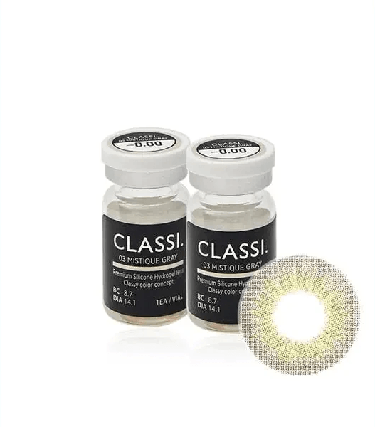 Olens Classi Mistique Gray — contact lens packaging