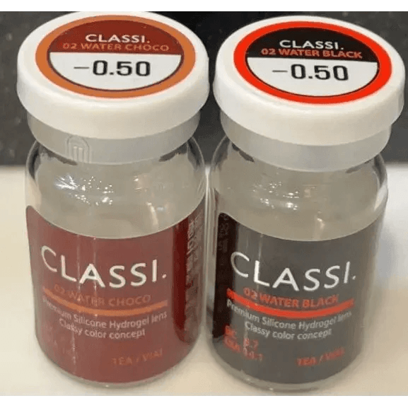 Olens Classi Water Choco — contact lens packaging