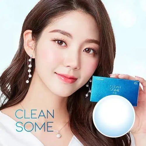 LensTown Clean Some Clear — model portrait showing the contact lens look