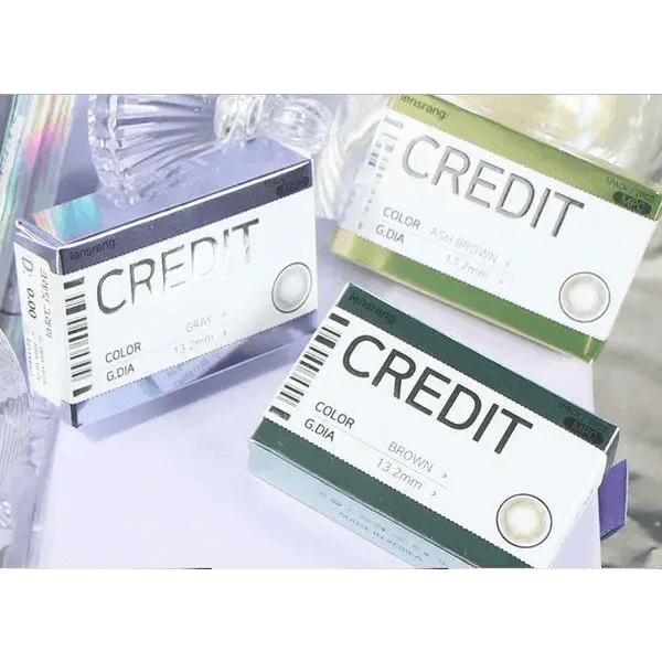 LensRang Credit Ash Brown — contact lens packaging