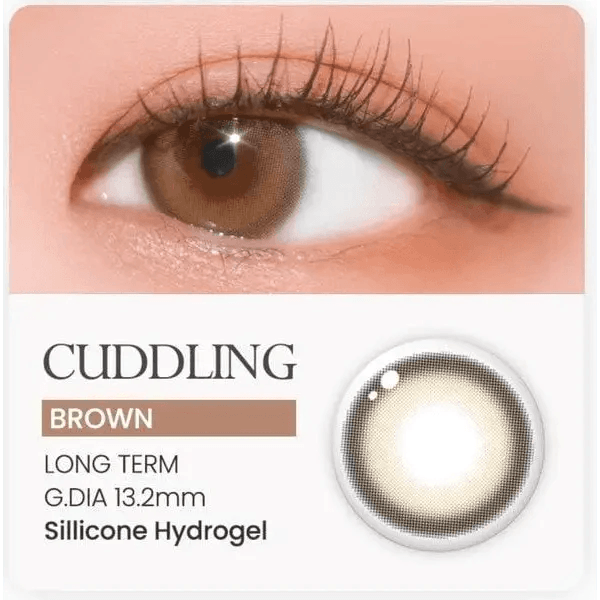 LensRang Cuddling Ring Brown Toric — contact lens product information graphic