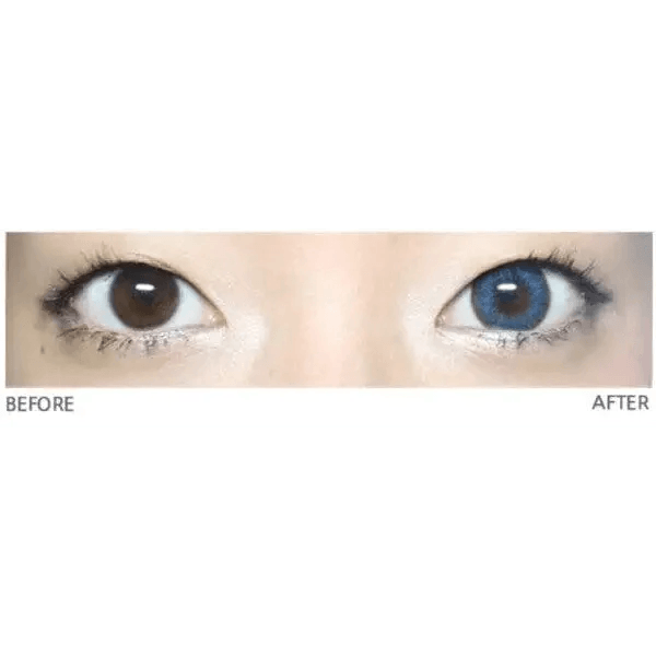 Olens Dali Extra Blue — contact lens product information graphic