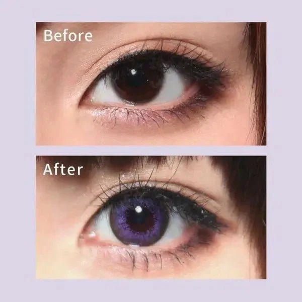 Olens Dali Extra Violet — contact lens product information graphic