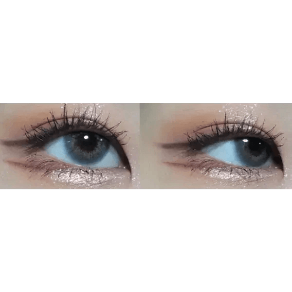 LensTown Dear MIMI Blue colored contact lens, 13.0mm graphic diameter, Monthly wear
