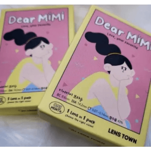 LensTown Dear MIMI Gray — contact lens packaging