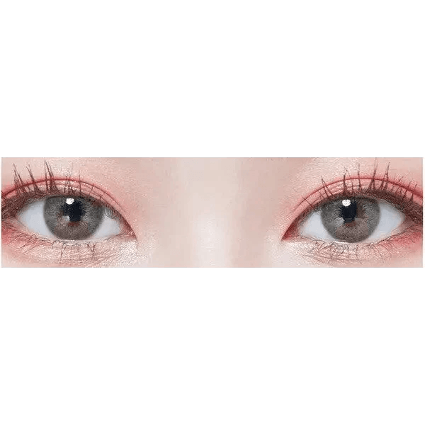 LensTown Dear MIMI Gray — single-eye close-up showing the contact lens appearance