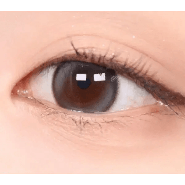 Olens Double Tint Gray colored contact lens, 12.9mm graphic diameter, Monthly wear