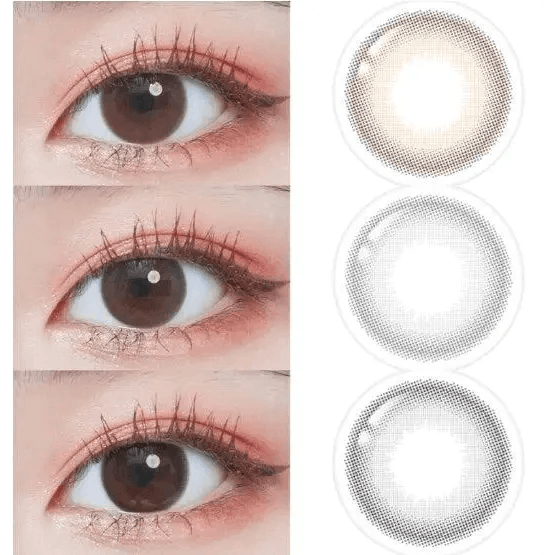 LensTown Elly Basic Gray — contact lens appearance comparison