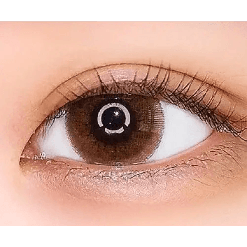 LensRang Epi Brown — single-eye close-up showing the contact lens appearance