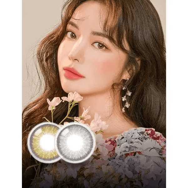 LensRang Epi Brown — model portrait showing the contact lens look