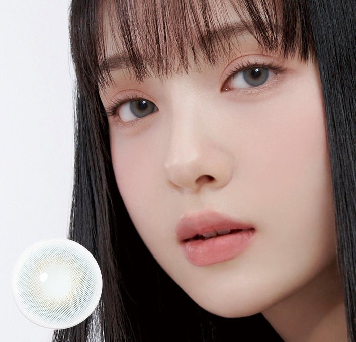 I-DOL EuroRing Watery Gray colored contact lens, 13.0mm graphic diameter, 6-month replacement