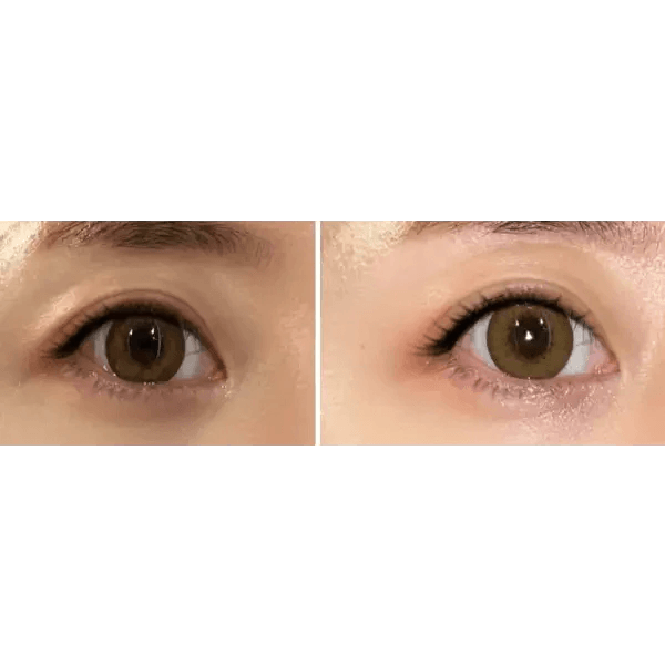 Olens Ever Shine 1Day Brown (20p) colored contact lens, 13.5mm graphic diameter, Daily wear