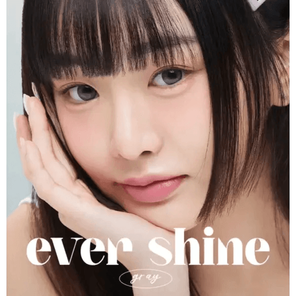 Olens Ever Shine 1Day Gray (20p) colored contact lens, 13.5mm graphic diameter, Daily wear