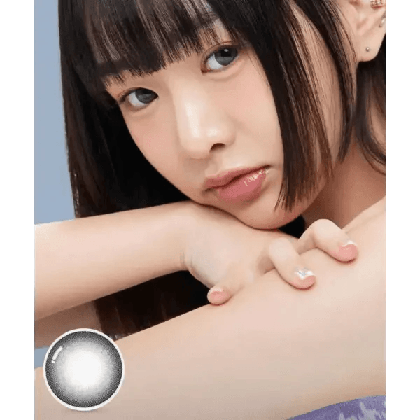 Olens Ever Shine 1Day Gray (20p) colored contact lens, 13.5mm graphic diameter, Daily wear