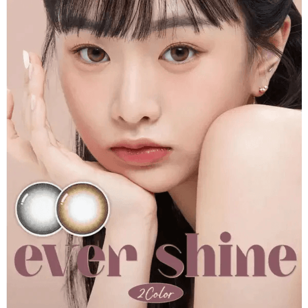 Olens Ever Shine 1Day Gray (20p) colored contact lens, 13.5mm graphic diameter, Daily wear