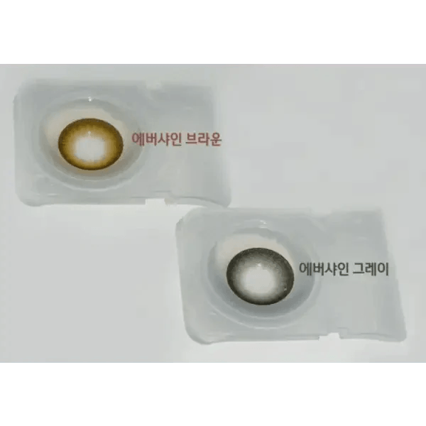 Olens Ever Shine 1Day Gray (20p) colored contact lens, 13.5mm graphic diameter, Daily wear