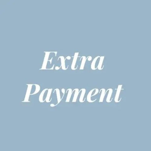 Extra payment Extra payment