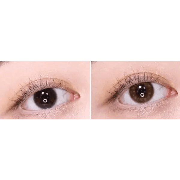 Olens EyeTeen Brown colored contact lens, 12.8mm graphic diameter, Monthly wear