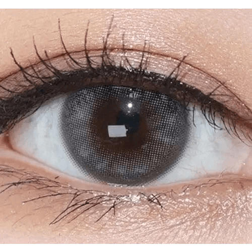 Olens EyeTeen Gray colored contact lens, 12.8mm graphic diameter, Monthly wear