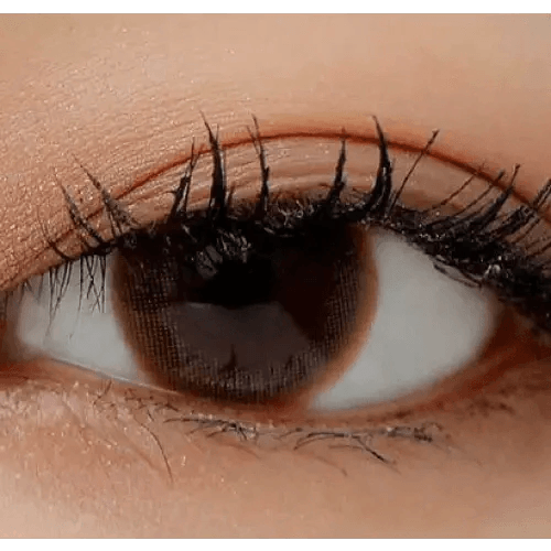 LensVery Honey U Brown — contact lens appearance comparison
