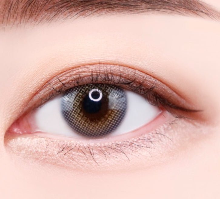 i-DOL EuroRing Mineral Gray colored contact lens, 13.0mm graphic diameter, 6–12 month replacement