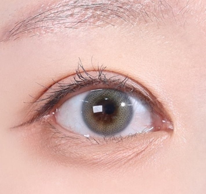 i-DOL EuroRing Mineral Gray colored contact lens, 13.0mm graphic diameter, 6–12 month replacement