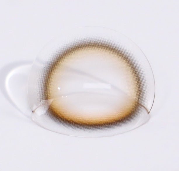 i-DOL Eyeis Melo Brown colored contact lens, 13.0mm graphic diameter, Monthly wear